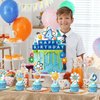 25pcs Science 4th Birthday Party Supplies, Chemistry School Cupcake Toppers Decorations, Scientis tlaboratory Theme Happy Birthday Kids Cupcake Toppers Decoration (4th)