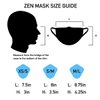 Miakomo Zen Face Mask - Made in The USA - Reusable Facemask Cover (Black XS/S)
