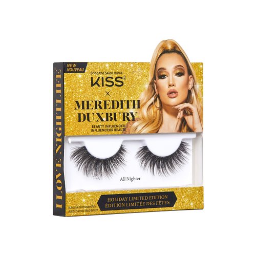 KISS X MEREDITH DUXBURY Limited Edition False Eyelashes, ‘All Nighter', 1 Pair