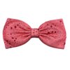 Red Polka Dot Glitter Hair Bow-figure Skating, Dance, Performance-for Girls, for Teens, for Women (Barrette)