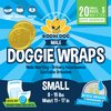 Bodhi Dog Disposable Male Dog Diapers | Super Absorbent Leak-Proof Fit | Premium Adjustable Male Dog Pee Wraps with Moisture Control & Wetness Indicator | 20 Count Small Size