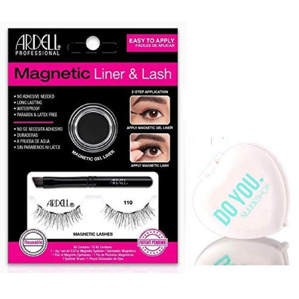 Ardell Professional Magnetic Lashes (with Sleek Compact Mirror) (Lash & Liner Set - 110)
