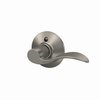 Schlage F170 ACC 619 RH Right Handed Accent Door Lever, One Sided Non-Turning Dummy Door Handle, Satin Nickel