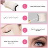 False Eyelash Applicator Tool 3 Pack Eyelash Clip Lash Buddy Makeup Tool for False Lash for Beginners EasyTo Wear (Purple，Pink，White）