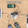 Travel Power Strip with USB Ports, NTONPOWER Cruise Approved Power Strip with 3 Outlet 3 USB, 5 ft Extension Cord with USB Ports, Compact for Indoor Home Office Dorm Room Cruise Essentials, White