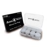 AudioArrest Noise Reducing Wax Silicone Moldable & Reusable Earplugs & Travel Case - Sleeping, Swimming, Concerts, Study, Travel, Shooting - 4 Pair