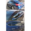 JDM Smoked 3D Wavy Window Visor Vent Shade Compatible with for 2013-2019 Nissan Sentra Sedan