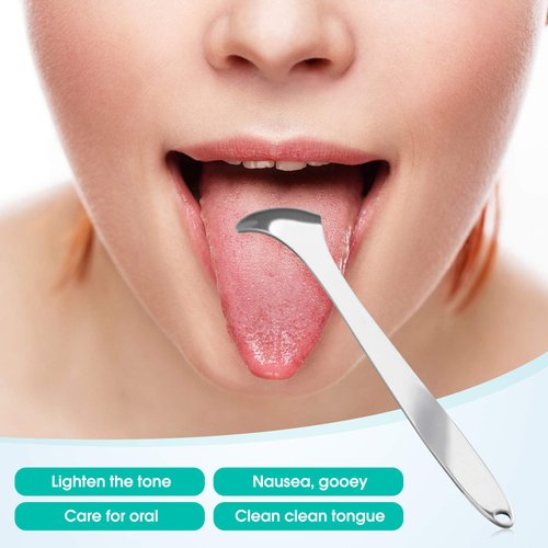 Xuke Tonsil Stone Removal Set Includes 1 Stainless Steel Tonsil Stone Removal Tool, 1 Tonsil Stone Remover with LED Light, 100 Long Swabs andStainless Steel Tongue Cleaner Scraper (small)