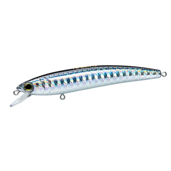 Yo-Zuri F1165-BL Pins Minnow Sinking Lure, Silver Black, 70mm 2-3/4"