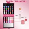 FantasyDay All-in-one Holiday Makeup Gift Set | Full Makeup Kit for Women Essential Starter Bundle Include 20 Highly Pigmented Shimmer Eyeshadow Palette,3 Blush,3 Face Powder, 6 Lipgloss, Brush