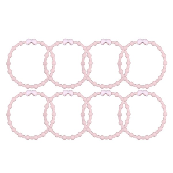 Blonde PRO Hair Ties: Easy Release Adjustable for Every Hair Type PACK OF 8