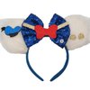 ZHENNAN Mouse Ears Headbands for Women, Plush Donald Duck Bows Ears Headbands for Men, Donald Duck Costume Cartoon Themed Events Birthday Party Decorations Hair Accessoires