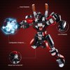 HIGH GODO Wanderer Mech Building Blocks Set for Adults，Dark Robot Model Building Kit with 2 Multiple Weapons, 585 Pcs Creative Collectible Gift for Boys Kids 8-12