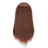 Hairlink 20-22'' Mannequin Head With Human Hair Styling Training Head Dolls for Cosmetology Manikin Maniquins Practice Head with Stand (6611LB0414H)
