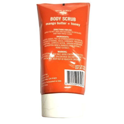 Bolero Body Scrub Mango Butter & Honey 5fl oz. 147,8ml (1 piece)