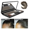 BRIMFULITE Root Touch Up Hair Color Quick Covering Hair Powder for Men and Women Stain-proof Windproof Gray Hair Cover Up for Eyebrows & Beard 0.28 oz (Gray)
