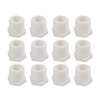 Carbbia 12 Pieces 1/2 Inch Water Heater Drain Plug Replaces 11630 91857 for RV Camper and Atwood Water Heaters White Plastic 1163091857