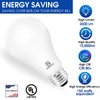 ENERGETIC SMARTER LIGHTING Dimmable A21 LED Bulb, 150 Watt Equivalent, Cool White 4000K, 2600LM, UL Listed, E26 Standard Base, Damp Rated, Super Bright Light Bulbs, 4 Pack