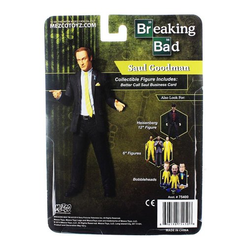 Mezco Toys Breaking Bad: Saul Goodman (Green Shirt Version) 6" Action Figure