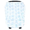 Baby Car Seat Cover Canopy and Nursing Cover Multi-Use Stretchy 5 in 1 Gift "Jude" by Copper Pearl