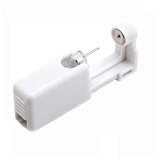 Aeyistry 1 Piece Ear Piercing Gun,Disposable Sterile Ear Piercing Gun Unit Tool with Ear Stud Asepsis Pierce Kit