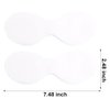 Arcemain 400 Sheets Disposable Non Woven Eye Mask Paper, Disposable Cotton DIY Eye Paper Disposable Cotton Eye Pillow Covers for Skincare Spa Wrap Moisture Retention