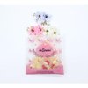 inSowni 8 Pack Hawaiian Luau Party Wedding Bridal Headpiece Artificial Fake Silk Hibiscus Flower Gold Hair Side Combs Clips Pins Barrettes for Women Girls Brides