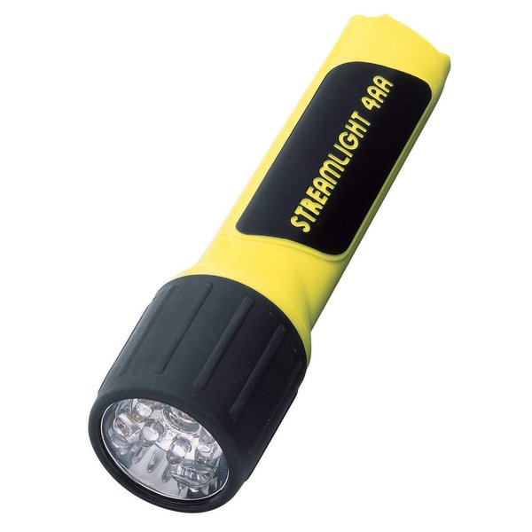 Streamlight 68201 4AA ProPolymer 67-Lumen LED Flashlight with White LEDs, Yellow