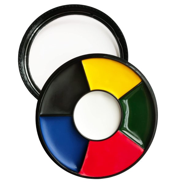 6 Colors Bruise Makeup Face Paint,Bruises Wheel for Theatrical SFX Zombie Bruise Special Effects Makeup,Face Body Paint Oil for Halloween Fevstival Cosplay FX Makeup (C)