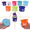16Pcs Bath Toys for Toddlers, Flower Waterfall Water Station Garden Squirter Toys, Stacking Cups Watering Can Shower Toy,Fun Bath Time Toys for Kids Girls and Boys Age 1-5
