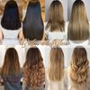 Tape in Hair Extensions Human Hair 4/27 Highlight Brown Straight Tape in Human Hair Extensions Adhesive Glue on Premium Quality Silky Invisible Seamless Skin Weft 14 inches 20pcs 40g/pack