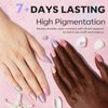 modelones Pearl Nail Polish 6 Colors Shimmer Pearl White Pink Mermaid Purple Nail Polish Set Summer Quick Dry Nail Polish Finger Nail Polish Bulk Manicure Diy Nail Art Salon Home Gift For Women Girl