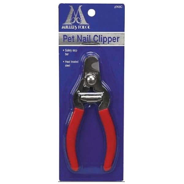 Millers Forge Steel Pet Nail Clipper 743C with Safety Stop Bar Small Medium Dog