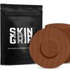 Skin Grip Adhesive Patches for Freestyle Libre 2 – Waterproof & Sweatproof for 10-14 Days, Pre-Cut Adhesive Tape, Continuous Glucose Monitor Sensor Cover – 20 Pack, Chocolate