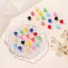 choicbaby 80PCS Baby Hair Clips for Girls 16 Different Variety of Colors Cute Baby Hair Accessories Mini Flower Hair Clip for Infant Fine Hair