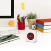 Visual Timer for Kids, Rechargeable 60-Minute Countdown Timer with 4 Alarm Modes, Silent Operation Pomodoro Timer for Classroom Kitchen Office, Autism and ADHD Tools for Kids and Adults, Pearl White