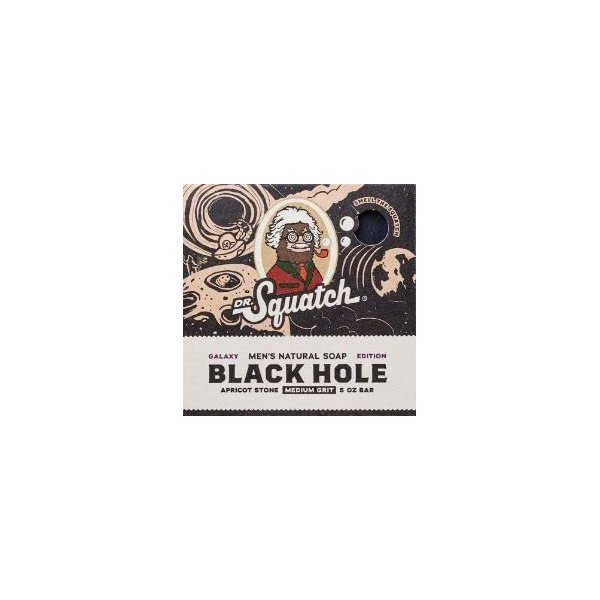 Dr. Squatch All Natural Bar Soap for Men Limited Edition, Black Hole