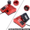 Swidan M12 & M18 Li-ion Battery Charger Replacement for Milwaukee M18 M12 XC 12V-18V 48-11-2420 48-11-2440 48-11-1820 48-11-1840 48-11-1850 48-11-2401 48-11-1890