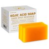 GoldSnailRX-Kojic Acid Soap Dark Spot Remover (Pack of 2) Authentic Kojic Acid Soap For Body Whitening-Japanese Formula Kojic Acid Soap with Vitamin C,Tumeric, infused with Hyaluronic Acid,Shea Butter