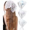 HAIMEIKANG Hair Scarf Bandana Handband for Women - 3Pcs Chiffon Head Scarf for Women's Hair, Non Slip Lace Triangle Kerchief Women’s Hair Bands (Fruits Pattern)