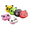 DMtse Cute Panda Simple Contact Lens Travel Case Container Kit Set with Mirror Bottle with Tweezers Container Holder