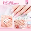 SAVILAND 5pcs Acrylic Nail Brush Set - Size 4/8/10/14/16 Professional Acrylic Nail Brush for Acrylic Application Acrylic Nails Extension & Carving for Nail Salon Home DIY