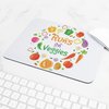CafePress Vegan Fruits Veganism Healthy Food Veget Mousepad Non-Slip Rubber Gaming Mousepad
