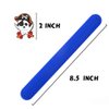 PROLOSO Slap Bracelets Silicone Slap Wristband Pirate Snap Bracelet Kids Slap Toy Bulk Party Favors 12 Pcs