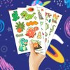 EMOME 140+ Styles Luminous Kids Tattoos, Temporary Tattoo Stickers Waterproof for Boys and Girls, Children Glow Party Favors Supplies Games (Dinosaur)