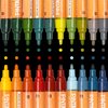 PINTAR | 20 PACK | Earth Tone Paint Markers Medium Tip | Rock Painting, Wood, Glass, Leather, Shoes | Acrylic Paint Pens | 20 PACK, 5.0 mm