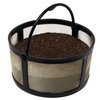 Reusable Mesh Ground Coffee Filter Carafe for Keurig K-Duo Essentials and K Duo Brewers Machine by PureHQ - Refillable Gold Tone Mesh Filter