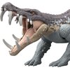 Mattel Jurassic World Strike Attack Kaprosuchus Dinosaur Toy with Single Strike Action, Movable Joints, Action Figure Gift with Physical & Digital Play