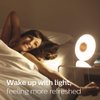 PHILIPS Wake-up Light, Sunrise Simulation, 2 Natural Sounds, FM Radio & Bedside Lamp, HF3505/60