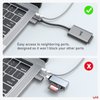 uni USB C SD Card Reader, Sturdy Micro SD Card Adapter (Durable Nylon, No Block), High-Speed USB Type C Camera Memory Card Reader OTG Compatible with Android Galaxy S21, USB-C Tablet, MacBook Pro/Air